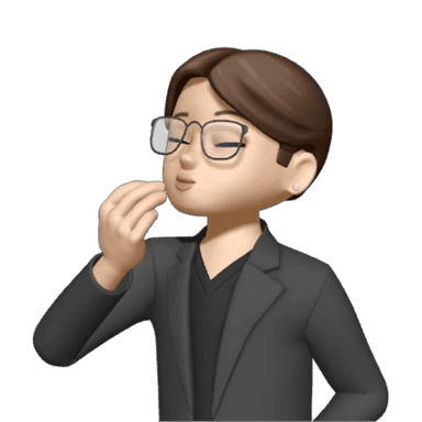 Johnny giving a call gesture mirrored